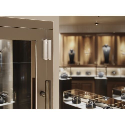 Ajax 130590.347.WH1 Superior DoorProtect G3 Jeweller Wireless Reed-Switch Detector with Shock, Tilt, and Masking Sensors, White