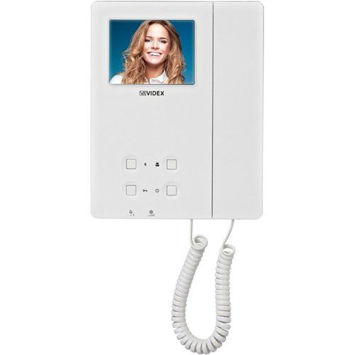 Videx ESVKC-1S/6286 2-Wire Video Kit, 1-Button, 3.5" Videophone, Surface Mount