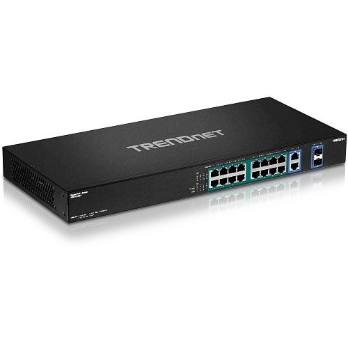 TRENDnet TPE-TG182 18-Port Gigabit PoE+ Switch, 240W