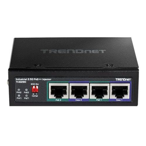 TRENDnet TI-IG290 95W 2-Port Industrial 2.5G PoE++ Injector