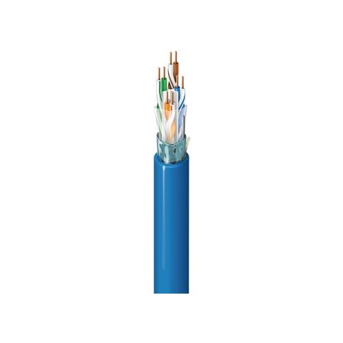 Belden 10GB24.06B100 CAT6 23/4 Pair Cable, Unshielded, 100m Reel, Blue