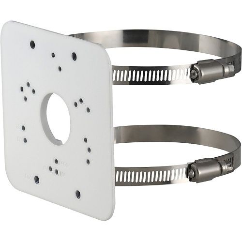 Dahua PFA152-E Pole Mount Bracket, Indoor and Outdoor Use, Load Capacity 3kg, White