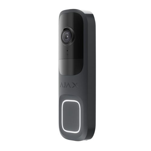 Ajax 66392.125.GP1 4MP Video Doorbell with Built-in AI, Graphite