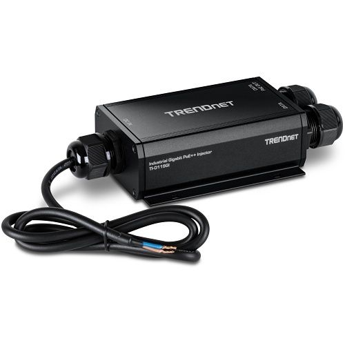 TRENDnet TI-O119GI Outdoor IP67 Gigabit PoE++ Injector, 24-57V, 95W PoE, IP67