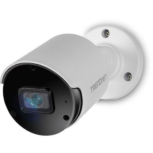 TRENDnet TV-IP1514PI 5MP Indoor/Outdoor H.265 WDR PoE IR Bullet Network Camera with Night Vision and Microphone for 1-Way Audio, White