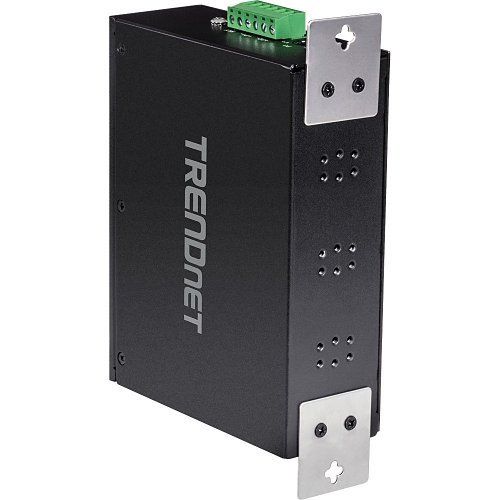 TRENDnet TI-PG162 16-Port Industrial Gigabit PoE+ DIN-Rail Switch