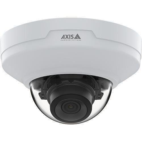 AXIS M4218-V 8MP Dome Camera with Edge Vault and Deep Learning, 3.5-6.6mm Varifocal Lens, IP42 IK08, White
