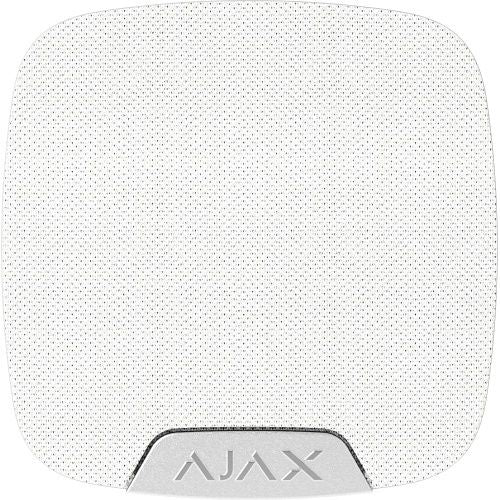 Ajax 133206.11.WH1 Superior HomeSiren Jeweller Wireless Siren with LED Connector, White, (Replaces 67732.11.WH1)
