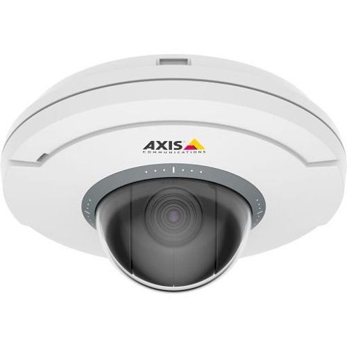 AXIS M5074 M50 Series, 1MP Zipstream 5x Optical Zoom IP PTZ Camera, 2.2-11mm Motorized Lens, IP45, White