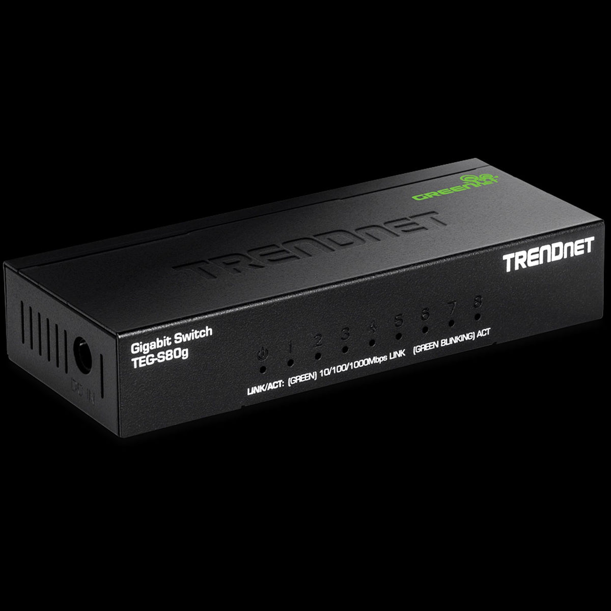 TRENDnet TEG-S80G 8-Port Gigabit GREENnet Mini Switch
