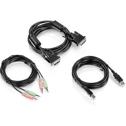 TRENDnet TK-CD10 10' DVI-I, USB, and Audio KVM Cable Kit