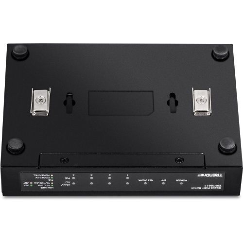 TRENDnet TPE-TG611 6-Port Gigabit PoE+ Switch, 65W