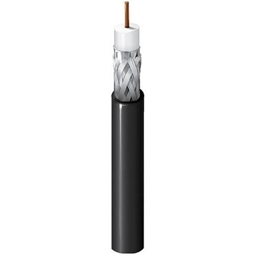 Belden 1505A.00152  SDI Cable Coaxial, RG-59, 20 AWG Solid BC, Foil + 95% TC Braid, PVC Jkt, CMR, 152m, Black