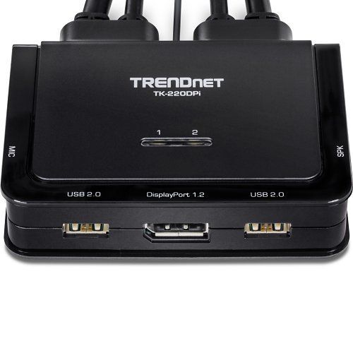 TRENDnet TK-220DPI 2-Port 4K DisplayPort KVM Switch