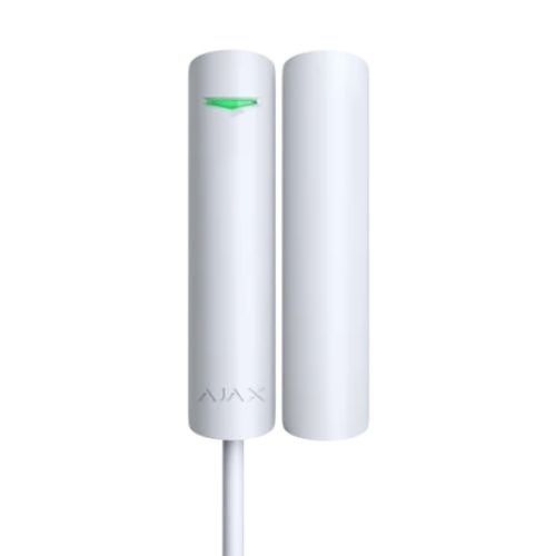 Ajax 44393.03.WH1 Fibra DoorProtect Wired Opening Detector, White, (Replaces 46701.03.WH1)