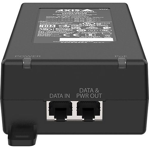AXIS TU8004 100/240V AC PoE Injector with 90W PoE Budget Midspan, 230V PoE