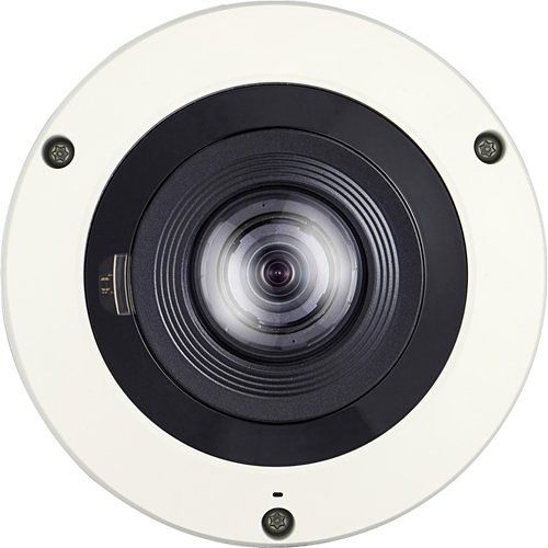 Hanwha XNF-8010RV X Series, 6MP WDR IP Fisheye Camera, 1.6mm Fixed Lens, IR 15M, IP66, White, (Replaces XNF-8010RV)