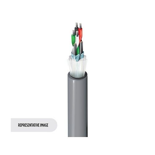 Belden 9729NH.00305 24/2 Stranded TC Shielded Computer EIA RS-232/422 Digital Audio Cable, Datalene Insulation, LSZH Jacket, 305m Reel, Chrome