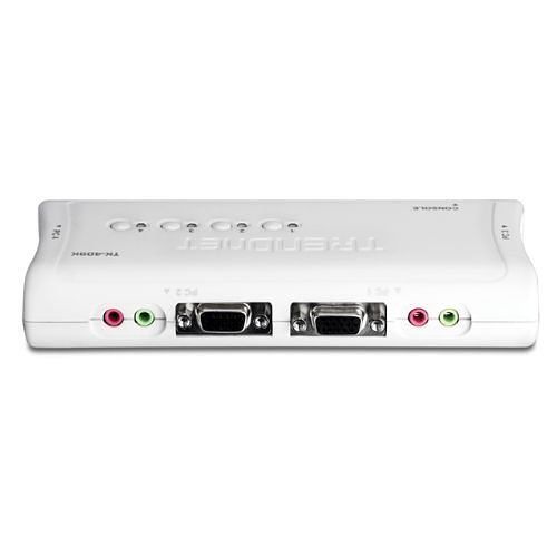 TRENDnet TK-409K 4-Port USB KVM Switch Kit with Audio