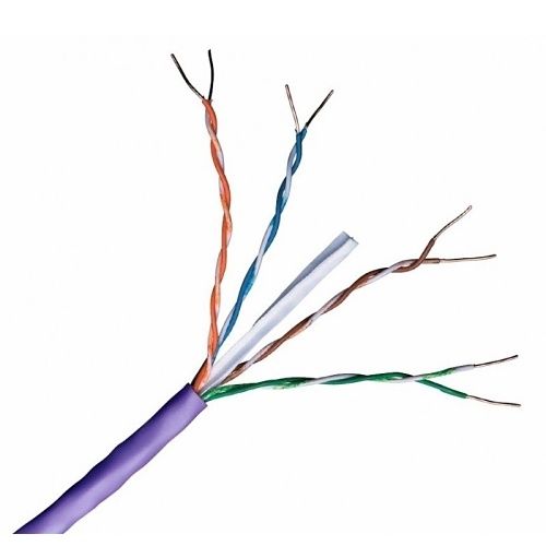 Connectix BTCCS906OUZ07 CAT6 Cable, Solid, U-UTP, 305m Reel, Purple