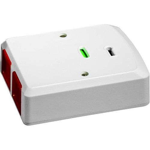 Knight Fire PA2EW G3 Double End Push Panic Button, 4-Terminal, Latching, White