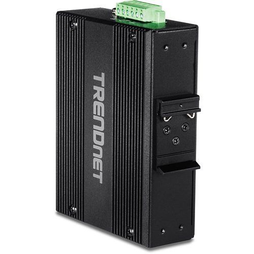 TRENDnet TI-PG80B 8-Port Hardened Industrial Unmanaged Gigabit 10/100/1000mbps Din-Rail Switch W/ 8 X Gigabit PoE  Ports; Ti-Pg80b; 24 ? 56v DC Power Inputs With Overload Protection