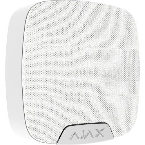 Ajax 133206.11.WH1 Superior HomeSiren Jeweller Wireless Siren with LED Connector, White, (Replaces 67732.11.WH1)