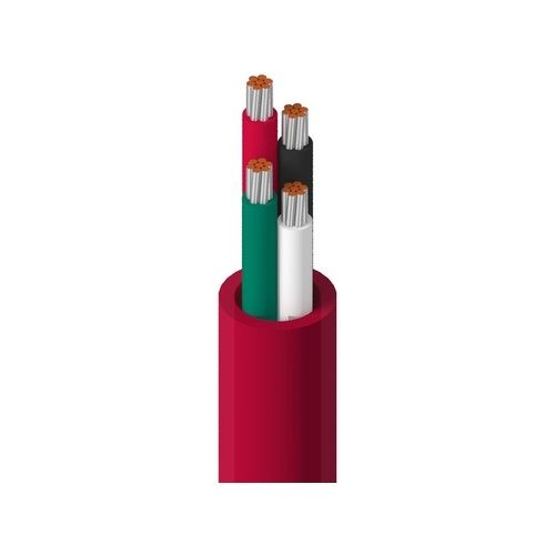 Belden 88444 0021000 22-4 Stranded TC High Temperature Electronic Cable, FEP Insulation and Jacket, CMP, 305m Reel, Red