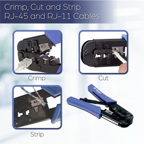 TRENDnet TC-CT68 RJ-11/RJ-45 Crimp/Cut/Strip Tool
