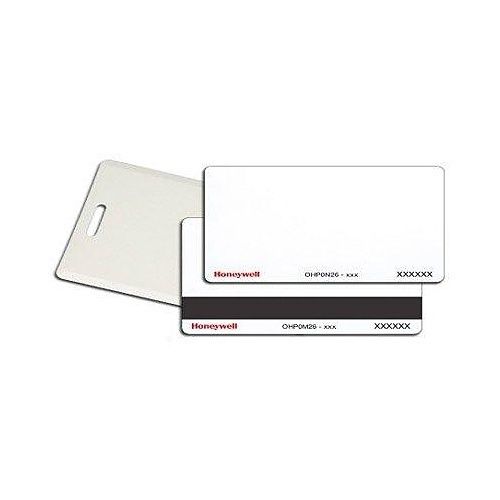 Honeywell OHP0M34 OmniProx PVC Card with Magnetic Stripe, 34Bit, White with Honeywell Logo