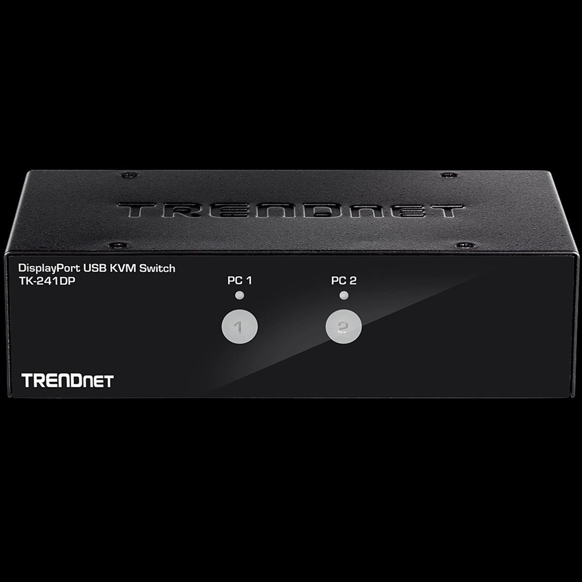 TRENDnet TK-241DP 2-Port DisplayPort KVM Switch, 3.5mm Speaker and Microphone Connection