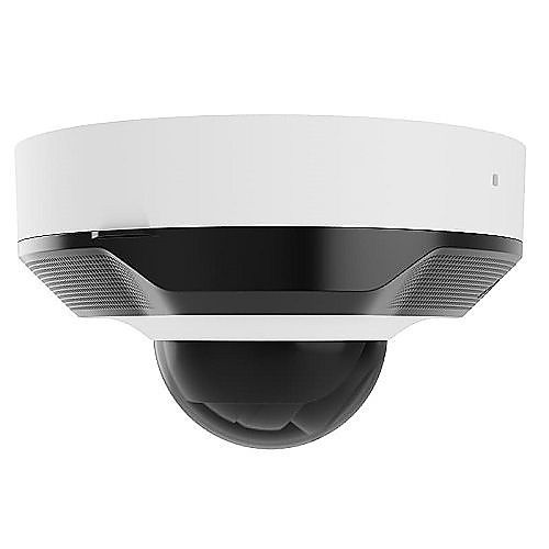 Ajax 76024.214.WH1 Baseline 8MP DomeCam Mini Wired IP Camera, 75°-85° Viewing Angle, 4mm Lens, White