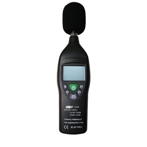 ACT Meters 1345 Sound Level Meter with Large, Easy-to-Read LCD Display