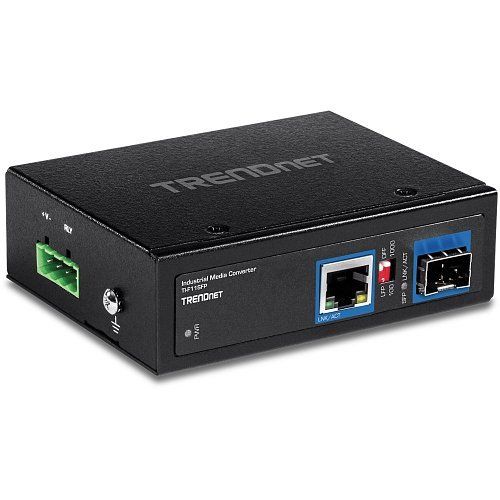 TRENDnet TI-F11SFP Hardened Industrial 100/1000Base-T to SFP Media Converter
