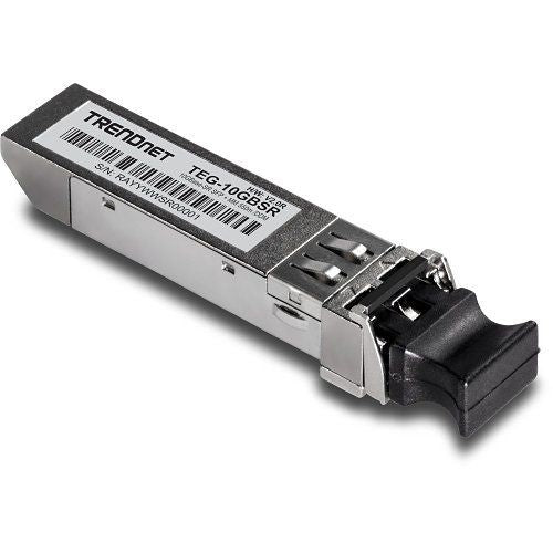 TRENDnet TEG-10GBSR 10GBASE-SR SFP+ Multi Mode LC Module with DDM, 300m