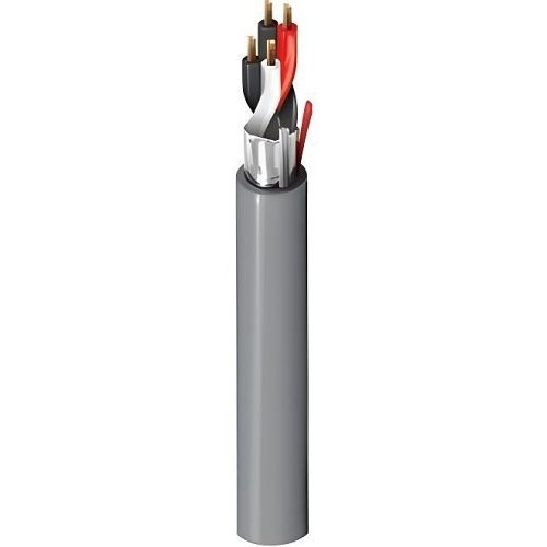 Belden 4341FLW.00500 18/2 Security and Sound Shielded Stranded BC Cable, LSZH, CPR Cca, 500m, Gray