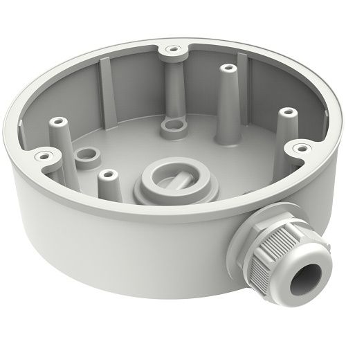 Hikvision DS-1280ZJ-PT6 Junction Box for Dome Cameras, Indoor and Outdoor Use, Load Capacity 4.5kg, White