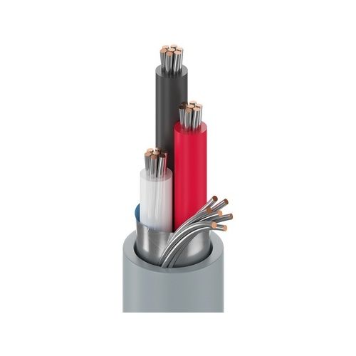Belden 8771 060U1000 22-3 Stranded Electronic Cable, TC, PE Insulation, Overall Beldfoil Shield, PVC Outer Jacket, CM, 305m UnReel, Chrome