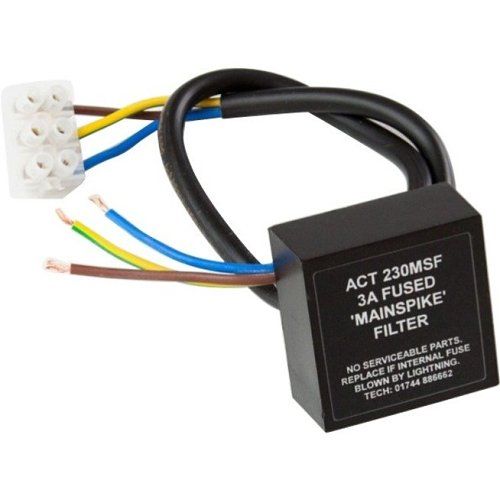 ACT Meters 230MSF 230V Mains Filter, 3A Max Load Fused