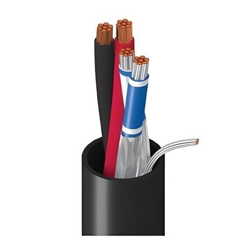 Belden 6281MD 0101000 22/1 + 16/2 OSDP Reader Cable, Stranded TC, Shielded, CMP, 305m, Black