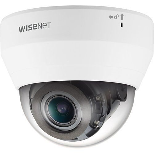 Hanwha QND-6082R Q Series, 2MP WDR IP Dome Camera, 3.2-10mm Varifocal Lens, IR 20M, White