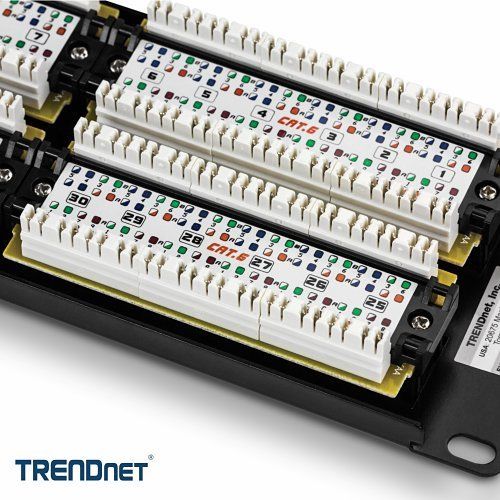 TRENDnet TC-P48C6 48-port Cat6 Unshielded Patch Panel