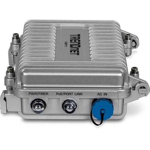 TRENDnet TI-OBF711 Industrial Outdoor 10G SFP+ to 10G PoE++ Media Converter, 95W
