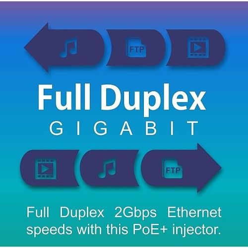 TRENDnet TPE-115GI Gigabit PoE+ Injector, 100m, (Replaces POI-2002, TPE-115GI)
