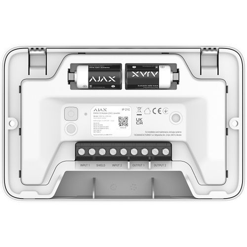 Ajax 124590.280.WH1 I/O Module Jeweller, EN54, 2x2, White