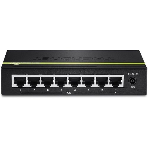 TRENDnet TPE-TG80G 8-Port Gigabit PoE+ Switch, 123W, (Replaces TPE-TG80G)
