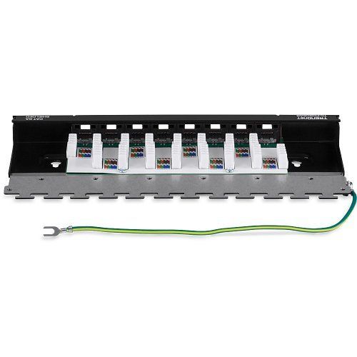 TRENDnet TC-P08C6AS 8-Port CAT6A Shielded Wall Mount Patch Panel