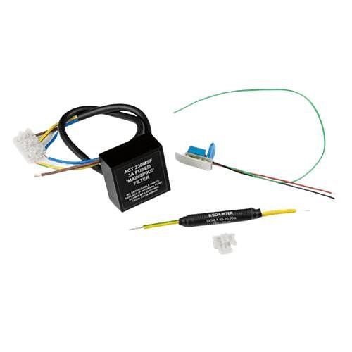 ACT Meters CPS3 Intruder Control Panel Kit, 3-Piece, Includes 230MSF Mains Suppression Filter, 1166 HF Earth Line Choke, 1313 12V Spike Suppressor