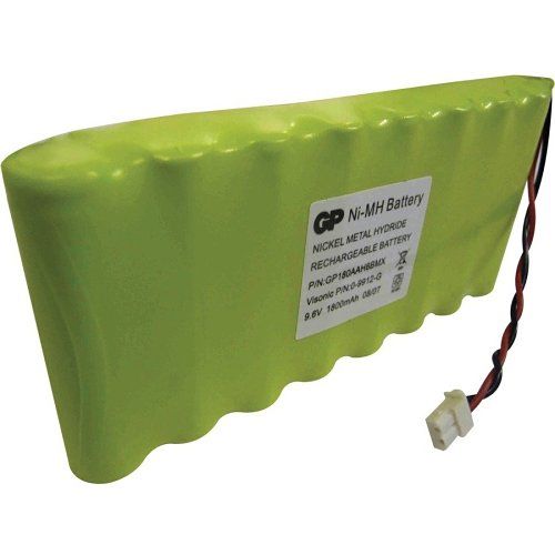 JCI Visonic GP-300555 9,6V 1,8AH Battery Replacement for Security Alarm System, 9.6V, 1700mAh