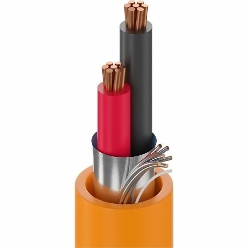 Belden 6500FE 010U1000 18/2 Security and Commercial Audio Cable, Plenum, Flamarrest Jacket, CL2P, 305m (1000') Reel, Black